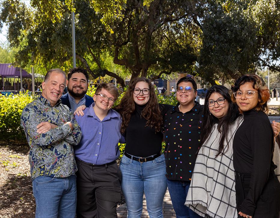 Chris Sauceda and his student research team